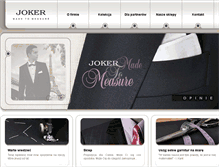 Tablet Screenshot of joker-garnitury.pl